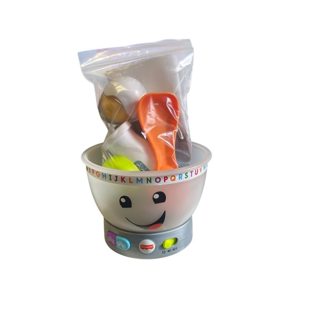 Fisher-Price Laugh & Learn Smart Stages Mixing Bowl Toy Set For Toddlers